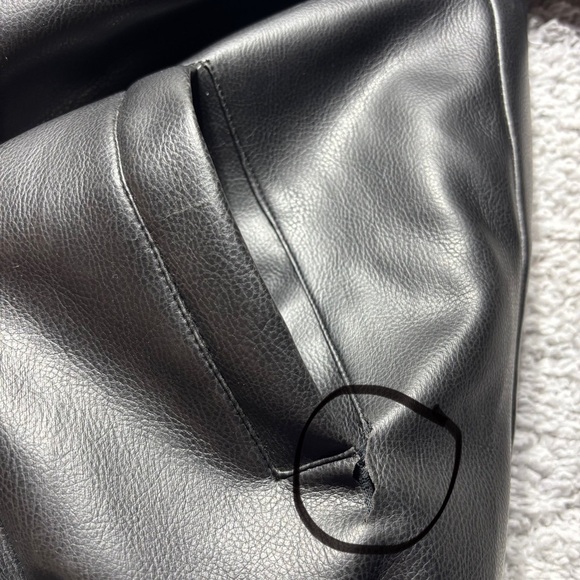 Zorro Jacket Mens 3XL Vintage USA Bomber Vegan Leather Patriotic American Pride - Picture 9 of 14